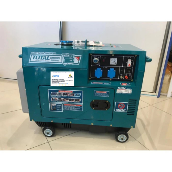 Máy phát điện dùng dầu Diezen TOTAL TP250001 - Công suất 5.0kW