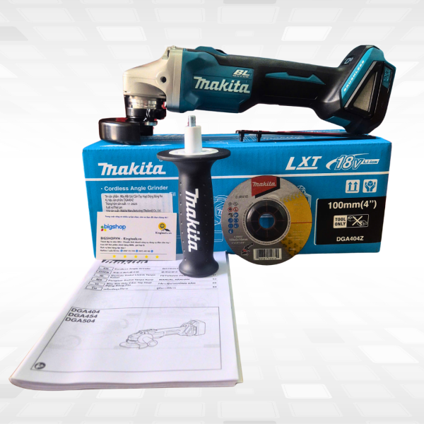 Máy mài góc dùng pin 18V MAKITA DGA404Z / DGA404RTJ2 (Đĩa 100mm)