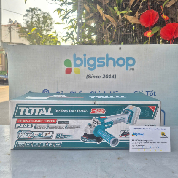 Máy mài góc dùng pin Lithium 20V TOTAL TAGLI201008 