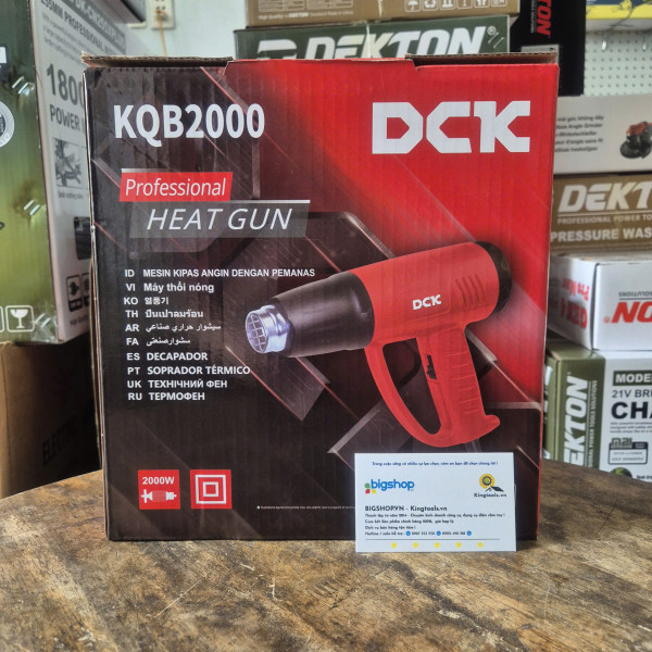 Máy khò nhiệt DCK KQB2000, 2000W