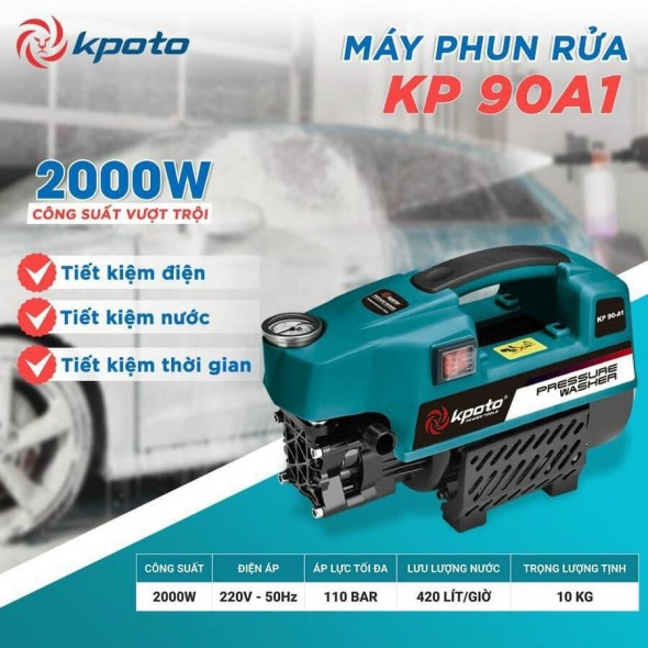 Máy rửa xe áp lực cao KPOTO KP 90A1
