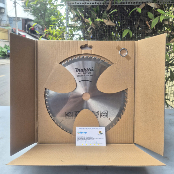 Lưỡi cưa hợp kim 255mm, cốt 25.4mmx 60T Makita P-67991 