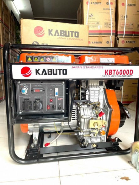 Máy phát điện chạy dầu Diesel KABUTO KBT6000D (5 KW)