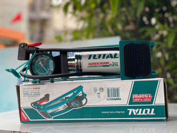 Bơm hơi đạp chân Total TMPP5511, 120 PSI