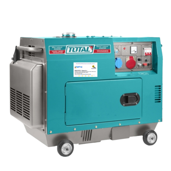 Máy phát điện dùng dầu Diezen TOTAL TP250003 - Công suất 5.0kW