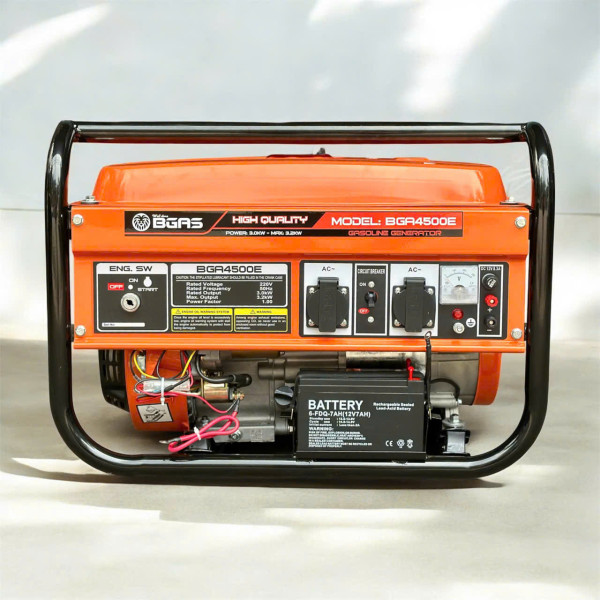Máy phát điện BGAS  BGA4500E, 3.2KW ( Đề/nổ)