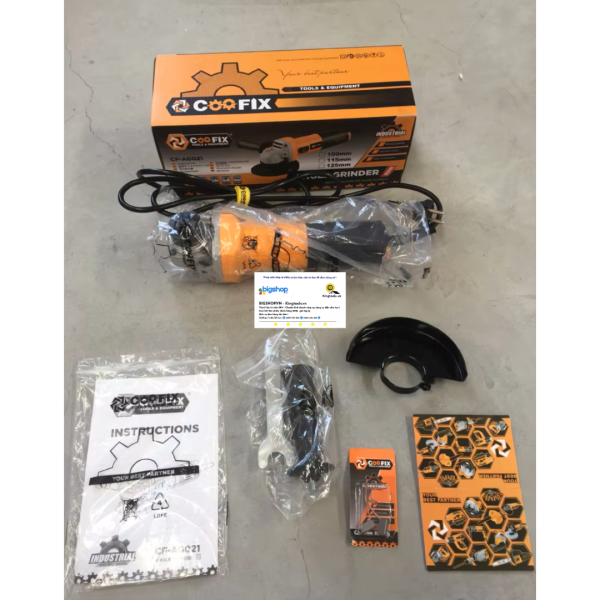 Máy mài góc COOFIX CF-AG021 (CS 850W, đĩa 100mm)