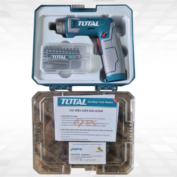Máy siết vặn vít dùng pin Lithium 8V TOTAL TSDLI08025