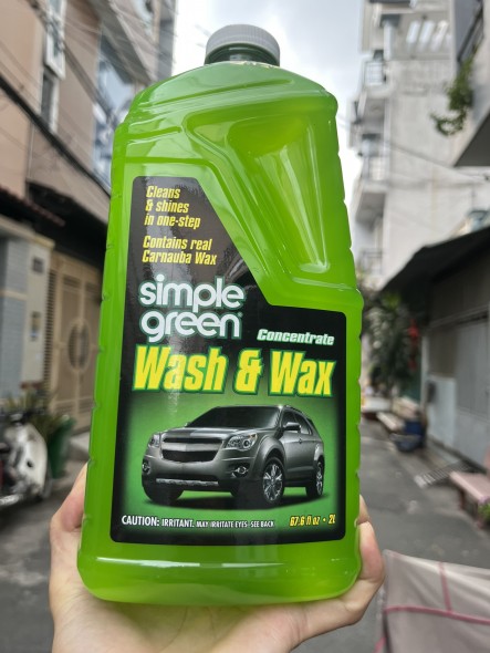 Nước rửa xe và làm bóng cao cấp Simple Green Wash and Wax