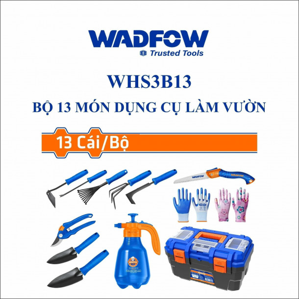 Bộ 13 món dụng cụ làm vườn WADFOW WHS3B13