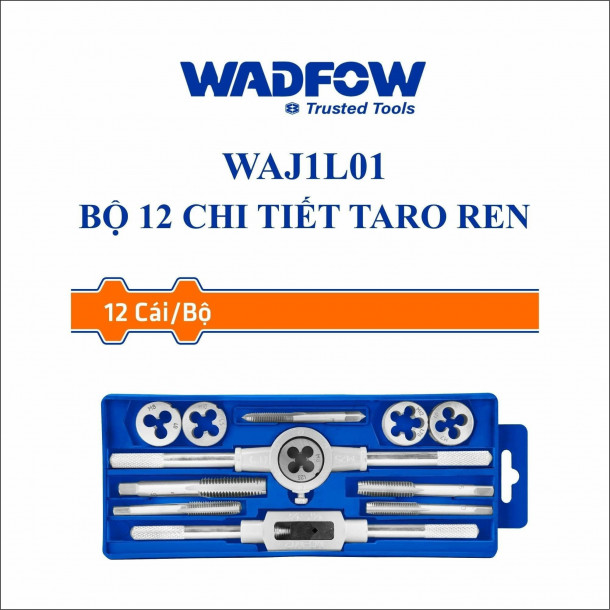 Bộ 12 chi tiết taro ren WADFOW WAJ1L01