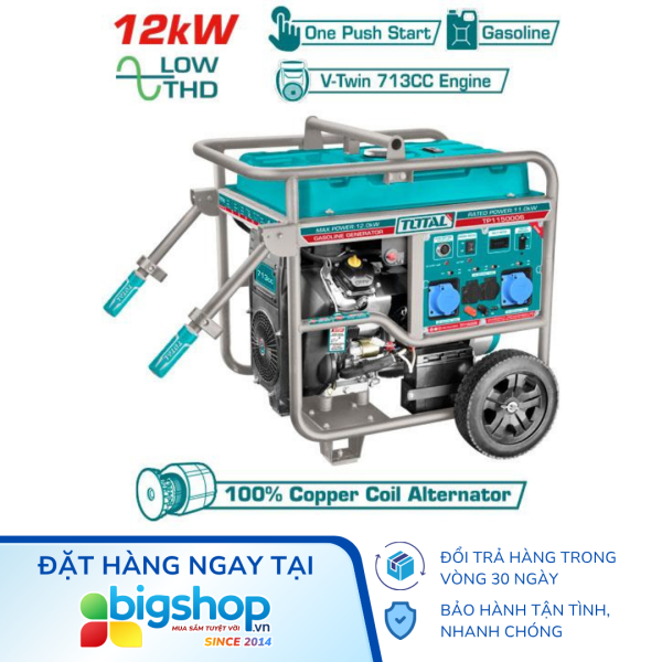 Máy phát điện dùng xăng TOTAL TP1150006 - Công suất 12kW