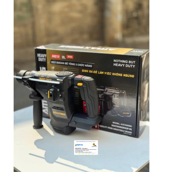 Máy khoan pin động lực AMAXTOOLS A3CN28SM - Thân máy