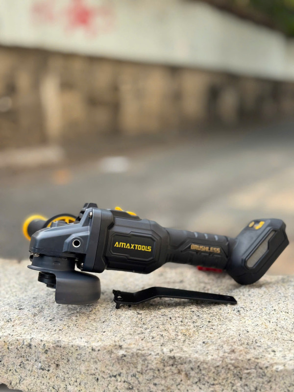 Máy mài góc pin 21V AMAXTOOLS AM100SM, động cơ không chổi than