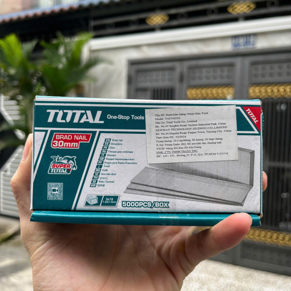 Đinh bấm thắng Total 15mm-50mm (bắn gỗ, thạch cao, nhựa...)