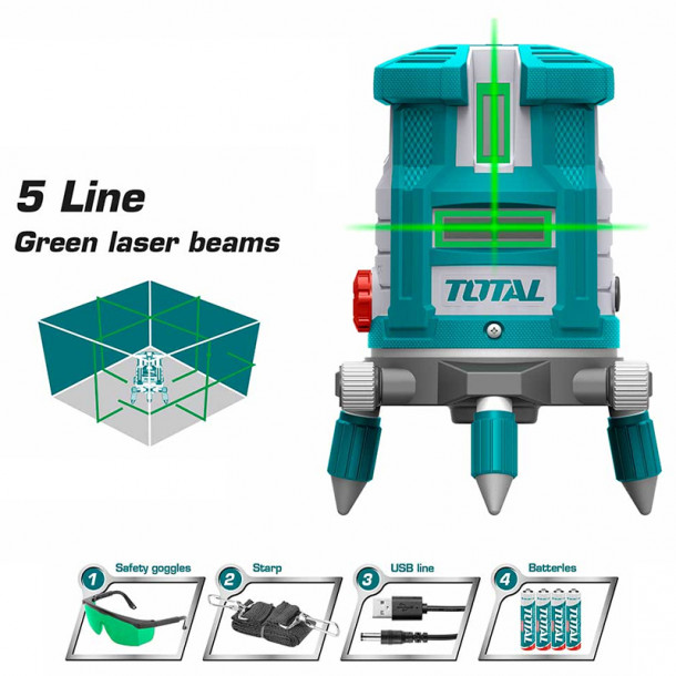Máy đo mức cân bằng tia laser Total  TLL305205