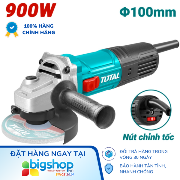 Máy mài góc TOTAL TG109100565 (Công suất 900W, Đĩa 100mm)