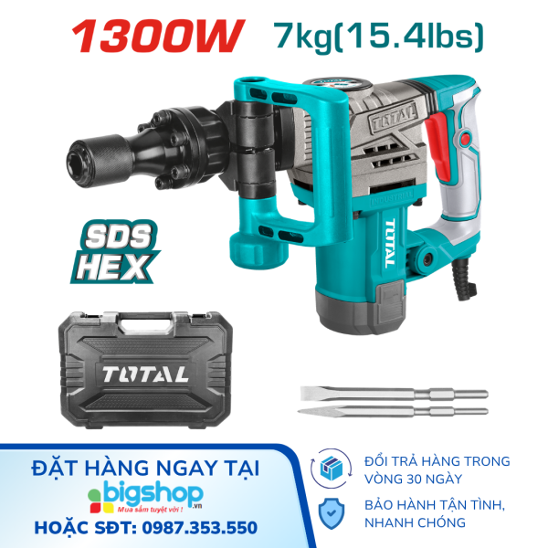Máy đục bê tông Total TH2130016 17mm 1300W