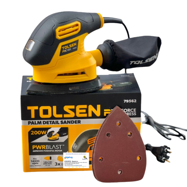 Máy chà nhám tam giác TOLSEN 79562 (Công suất 200W)