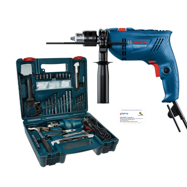 Máy khoan động lực 600W Bosch GSB 600 (Set 100 phụ kiện)