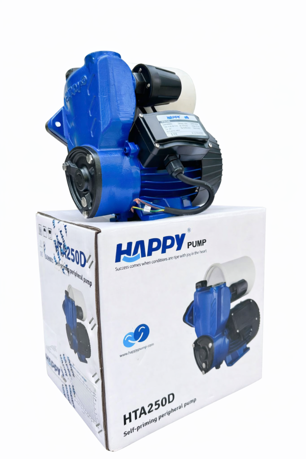 Máy bơm tăng áp tự động Happy Pump HTA250D, CS 250W, lưu lượng 2 m3/h