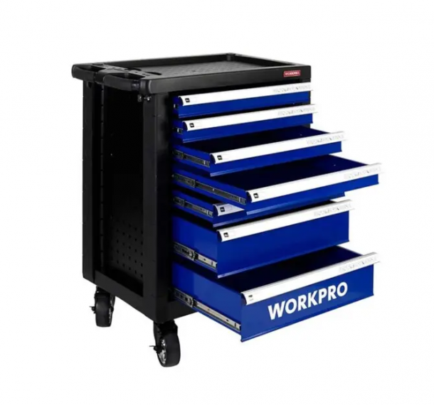 Tủ đồ nghề 7 ngăn, bằng kim loại Workpro - WP285002