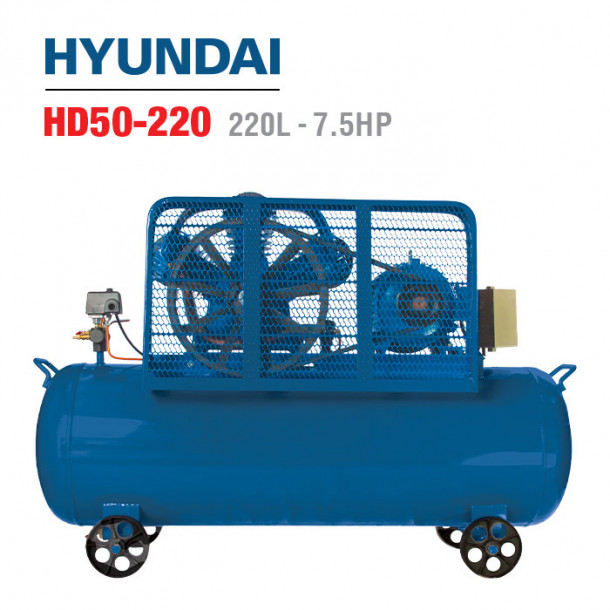Máy nén khí công nghiệp HD50-220 Hyundai 200L