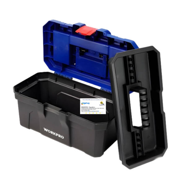 Thùng đồ nghề bằng nhựa, kích thước 410mm (16 inches) WORKPRO WP283001