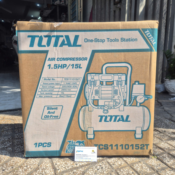 Máy nén khí không dầu Total TCS1110152T, 15L
