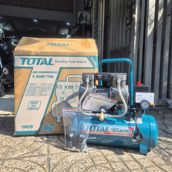 Máy nén khí không dầu Total TCS1110152T, 15L