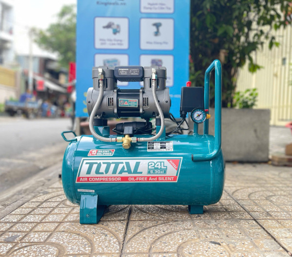 Máy nén khí không dầu Total TCS1110242T, 24L, CS 1100W