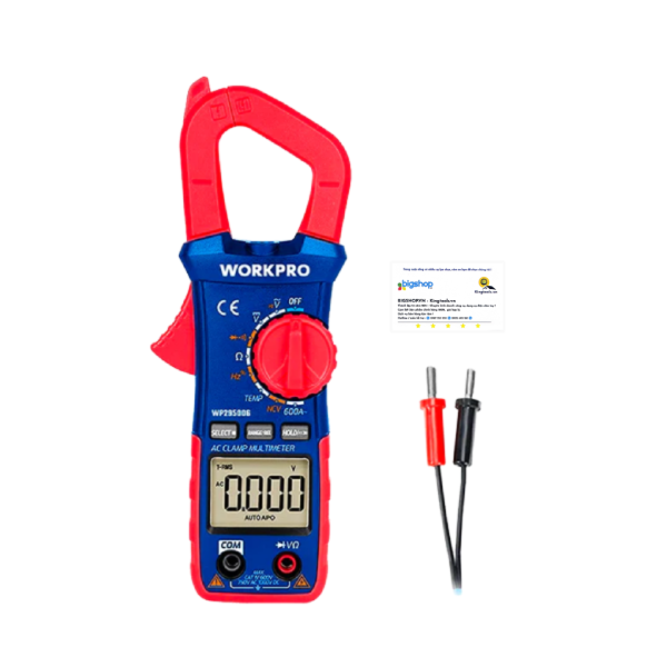 Đồng hồ đo điện vạn năng, Ampe kìm kỹ thuật số Workpro WP295006