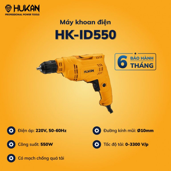 Máy khoan điện Hukan HK-ID550