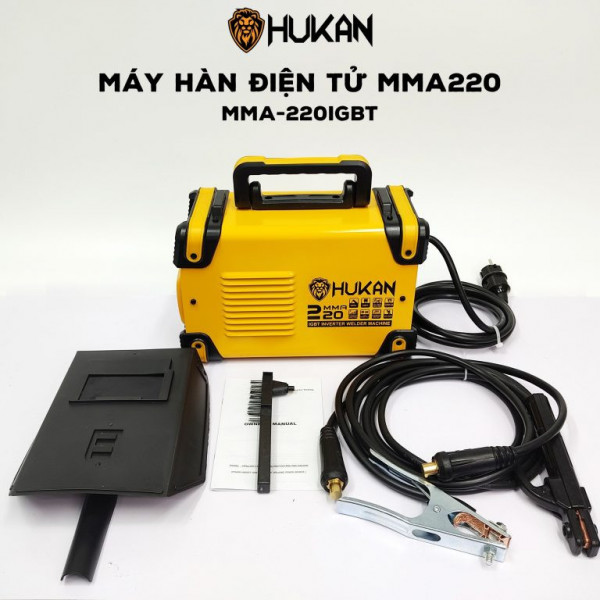 Máy hàn điện tử Hukan MMA-220 IGBT