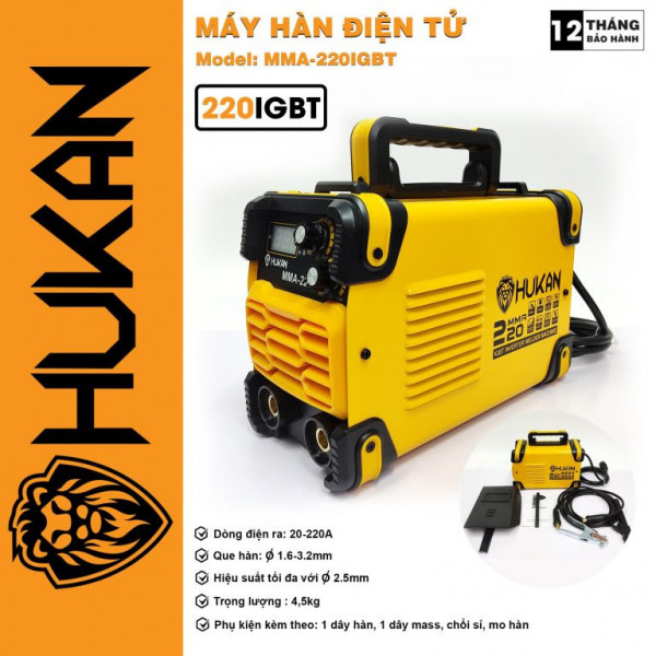 Máy hàn điện tử Hukan MMA-250IGBT