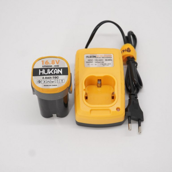 Máy chuyên vít búa 4Cell Hukan HK-EC130MCL (Thân máy + 2 pin 4CELL + sạc 16.8V)