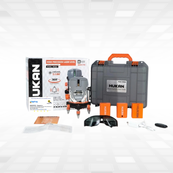 Máy cân bằng laser 5 tia xanh HUKAN HK-E64 (GEN 1 PRO)