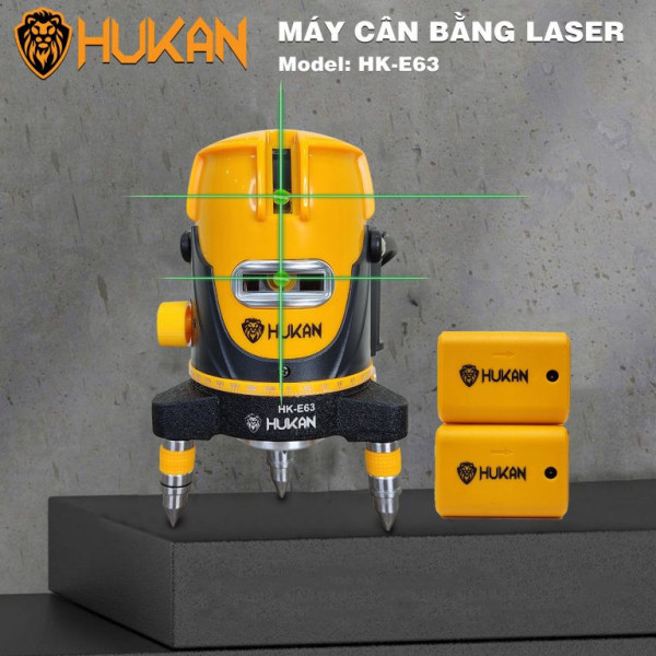 Máy cân bằng laser 5 line Hukan HK-E63 (Không kèm chân )
