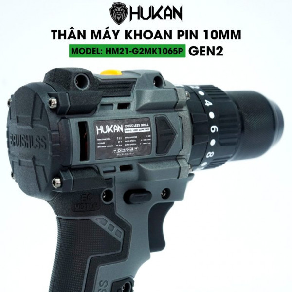 Thân máy khoan 10MM model Hukan HM21-G2MK1065P