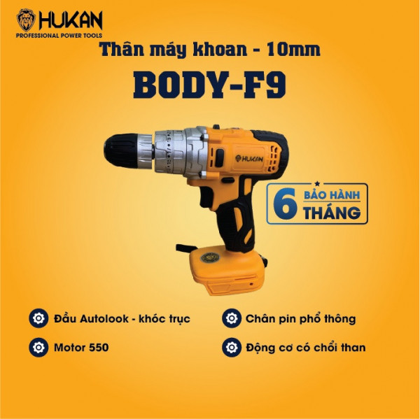 Thân máy khoan 10mm Hukan BODY HK-F9