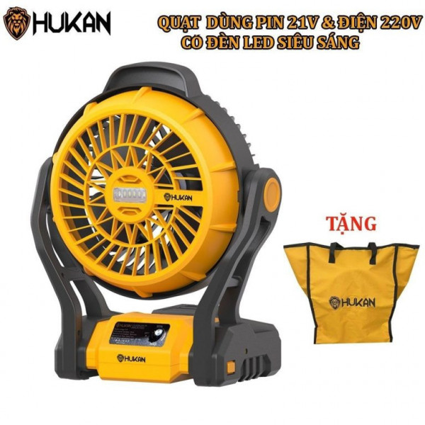 Thân quạt chạy pin 21V có đèn led Hukan BODY HK-LCF2440i