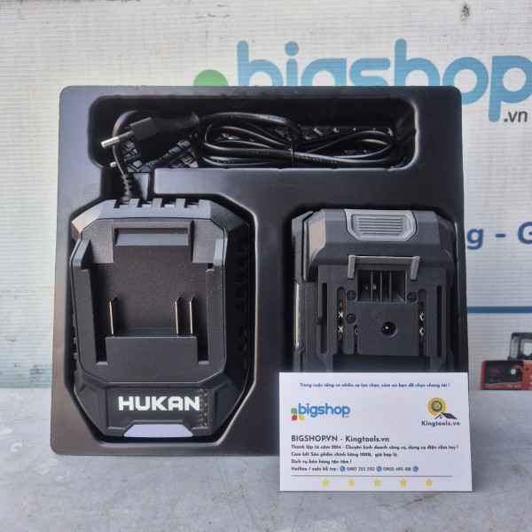 Bộ pin 4.0Ah và sạc 1.5Ah (Gen 2) HUKAN CB-FX4000