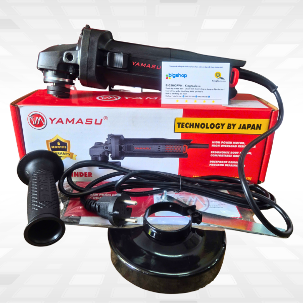 Máy mài góc tay ngắn YAMASU YMS-101 (Công tắc sườn - 900W)