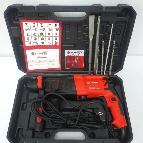 Máy khoan bê tông đảo chiều Yamasu YMS-KBT26B01G2, 800W, 26mm