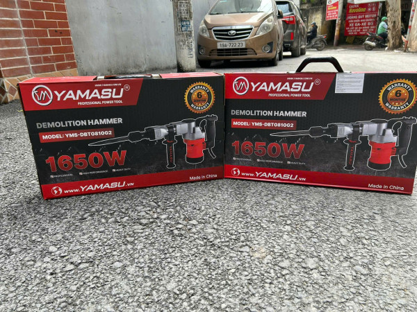 Máy đục bê tông 17mm Yamasu YMS-DBT0810G2 - tặng Kèm 2 mũi đục