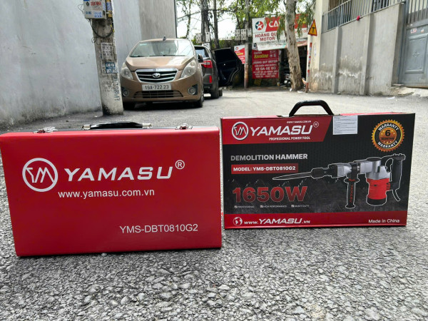 Máy đục bê tông 17mm Yamasu YMS-DBT0810G2 - tặng Kèm 2 mũi đục