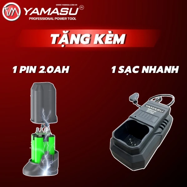 Máy khoan vặn vít Pin 16,8V Yamasu YMS-KT16