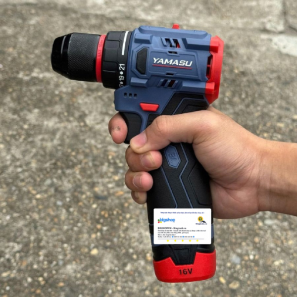 Máy khoan vặn vít Pin 16,8V Yamasu YMS-MKP1016G2W (2 PIN 2Ah)