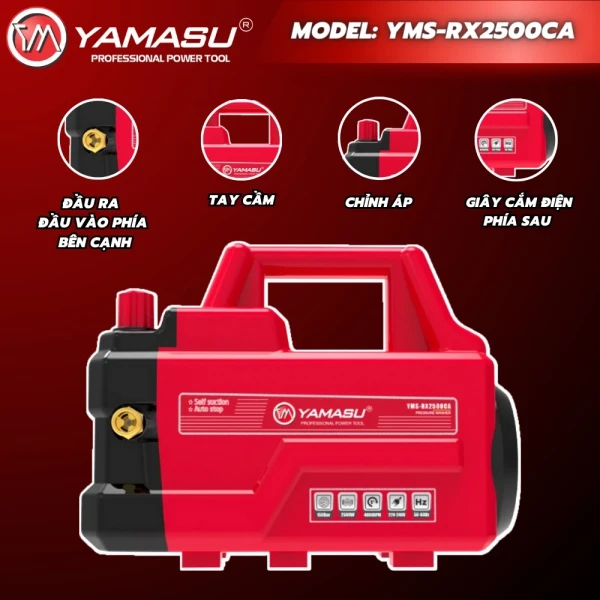 Máy xịt rửa áp lực cao Yamasu YMS - RX 2150