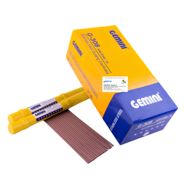 Que hàn inox Gemini G-308 đủ size - 1KG (2.0 - 4.0mm)